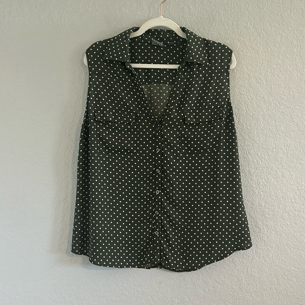 Sexy Split Back Blouse - image 1